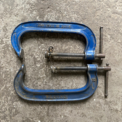 Inch clamps blue - g,
