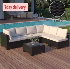 Luxury Outdoor Rattan Sofa Set