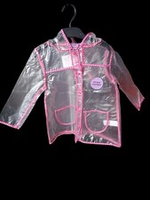 Transparent Girls Rain Jacket
