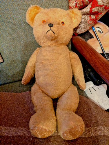 Vintage jointed teddy - jointed, bear