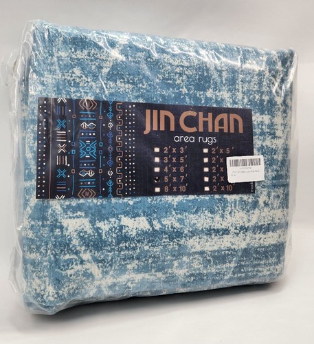 Jinchan zebra print blue - zebra,