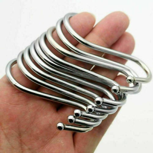 10pcs stainless steel hooks - stainless, s