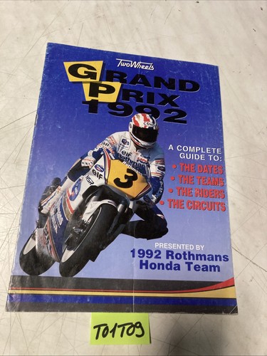 Honda rothmans team guide - rothmans,