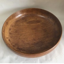 Turned Wooden Fruit Bowl