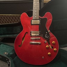 Used Epiphone  ES-335 Dot Electric Guitar With brand New TGI Hardshell Case