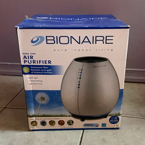 Bionaire silver tabletop - silver,