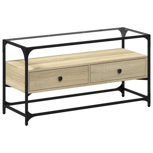 Cabinet with glass top tv - cabinet,