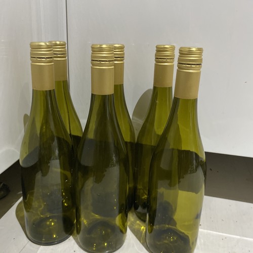 Empty wine glass bottles - 6,