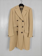 Jaeger Coat UK 38 Beige Wool