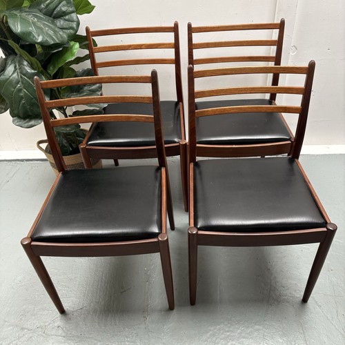 Ladderback teak dining - dining, chairs