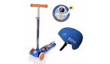 Zinc Combo: 3 Wheel Scooter &