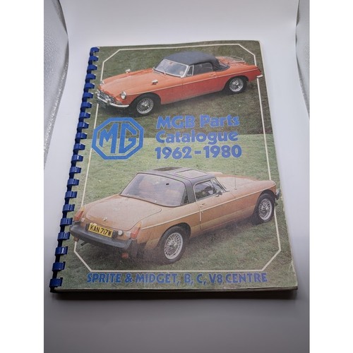 Mgb parts catalogue - mgb,