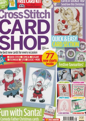 Cross stitch card shop - cross,