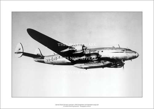 Qantas lockheed 749 - lockheed, l.749