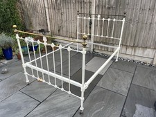 Original Antique Victorian Iron Frame In Excellent Condition.