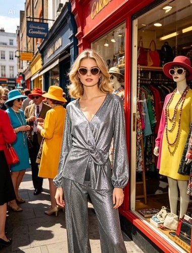Beautiful biba shiny silver - biba,