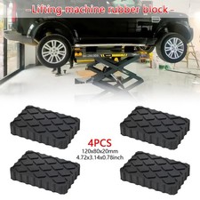 Jacking Beam Rubber Support Block 4 x Universal Scissor Car Lift Pad 120x80x20mm