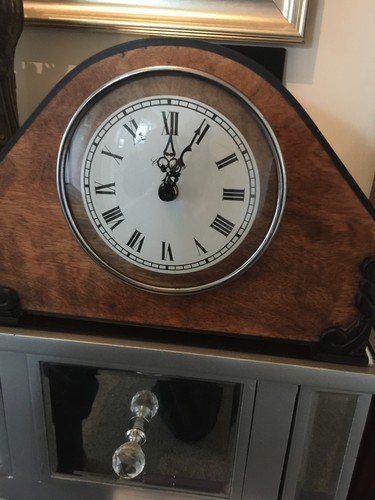 Vintage 1940s 50s mantel clock - vintage,