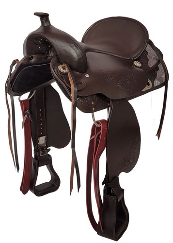 Western treeless saddle - western,