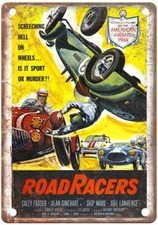 Road Racers Vintage Movie Poster Old Retro Look Metal Sign MP3771