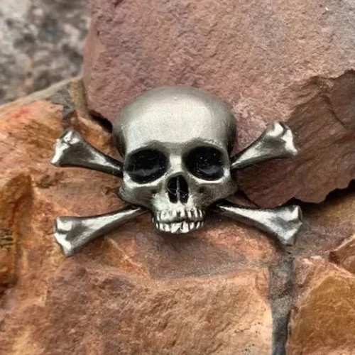 Gothic skull crossbones - gothic, &