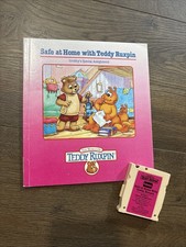 1992 Vintage The World of Teddy Ruxpin Safe At Home Book And Cartridge