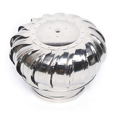 CHIMNEY SPINNER COWL Stainless Steel Spinning Wind Rotating Cap 160mm Diameter