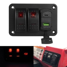 2 Gang Toggle Rocker Switch