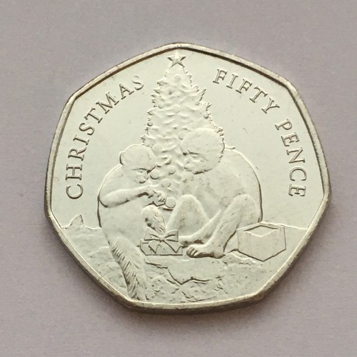 Gibraltar christmas 50p 2021 - gibraltar,