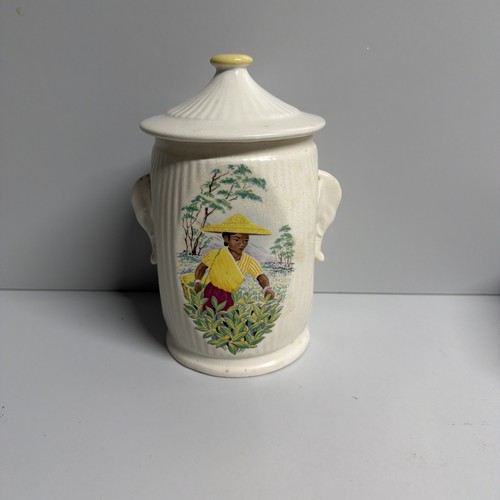 Sylvac tea caddy - sylvac, with