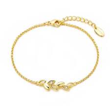 Gold Plated Leaf Chain