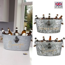 Large Metal Champagne Wine