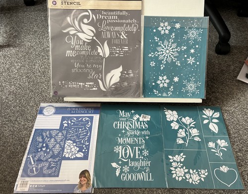 Mixed stencil set 6 stencils - set,