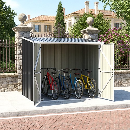 Bicycle shed 6x6 8ft 5x6 - shed, 5x6.8ft
