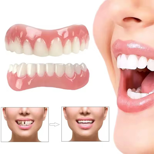 New false teeth silicone - silicone, upper