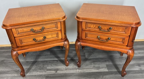 Pair bedside tables vintage - pair,