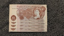 10/- Ten Shilling Notes