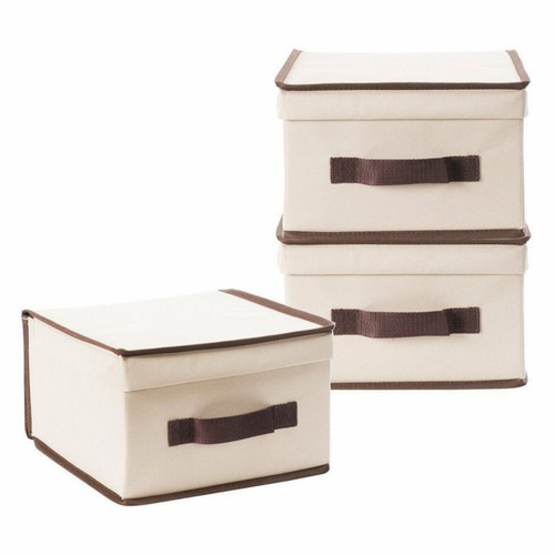 Lidded canvas storage - storage, boxes