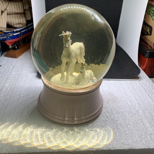 Senko unicorn snow globe music - snow,
