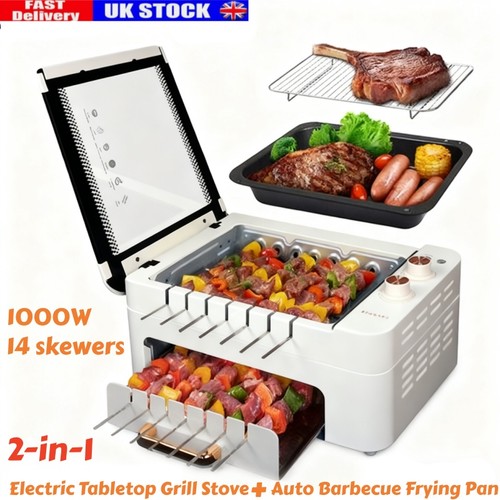 3in1 smokeless indoor bbq - indoor,