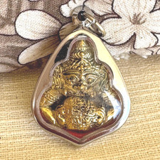 A330 Rahu Omjan Thai amulet pendant Turn bad to good Wealth Miracle wish