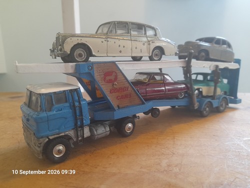 Vintage corgi car transporter - corgi,