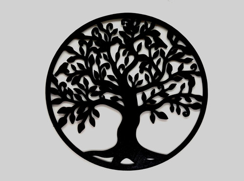 Tree life metal plaque - life,