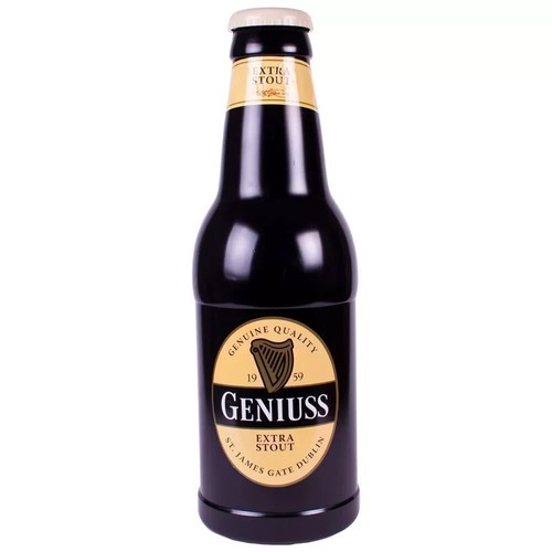 Giant guinness money bottle - money,
