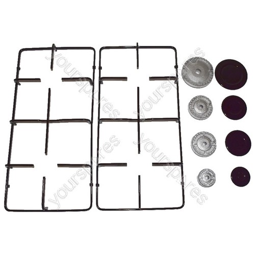 Cooker gas hob pan - hob, x