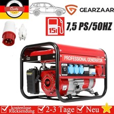6500W 7.5HP Emergency Generator Generator Petrol Power Generator 15L