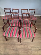 set of 8 Regency Mahogany