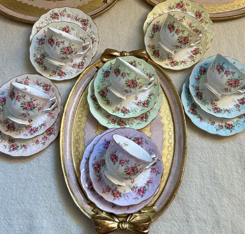 Aynsley vintage tea set - aynsley,