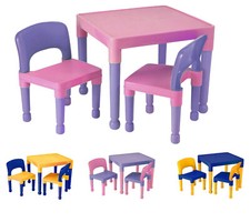KIDS TABLE AND CHAIR SET Childrens Study Desk - Toddlers Childs Children Chair