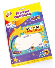 Award Certificates For Children 20 School Sport Well Done Teacher Rewards Trophy